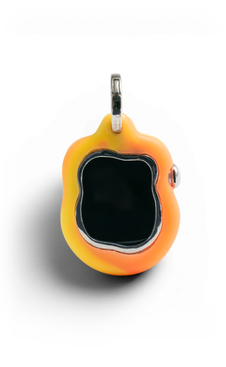 Orange Amoeba One with shadow